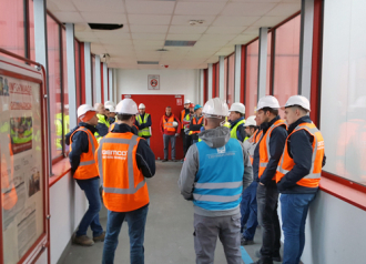 Gemco On Site Management,  morning briefing with suppliers